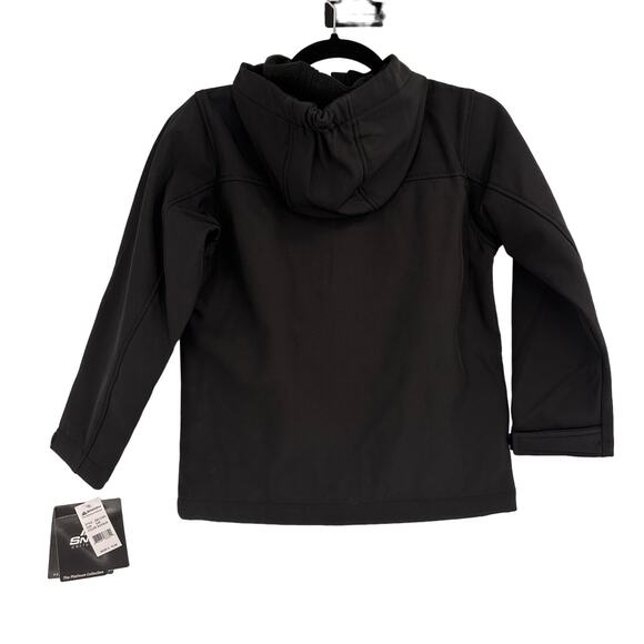Snozu Black Boys Zip Up Hoodie Jacket New with tags Size Small (8) - Picture 2 of 7